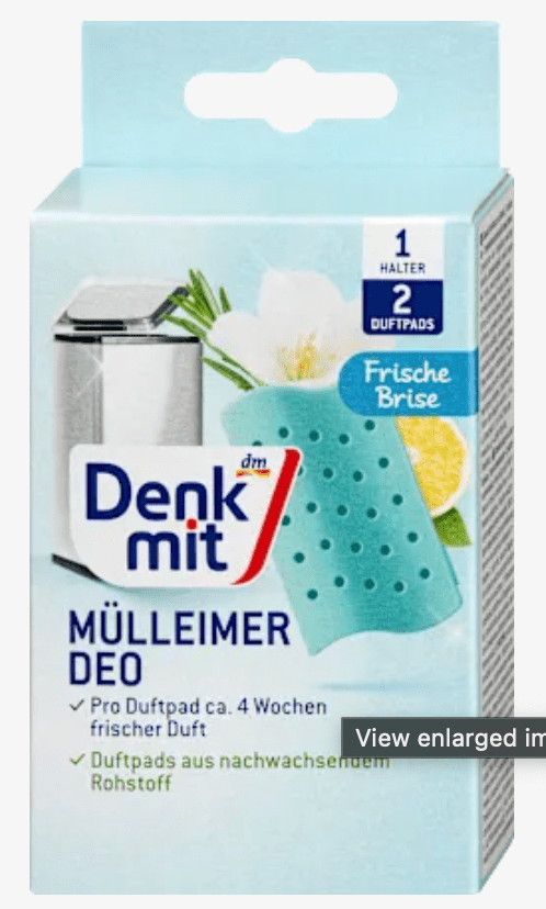 DM fragrance pads for bins