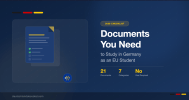 EU student document checklist for studying in Germany 2026 — official documents required for EU citizens